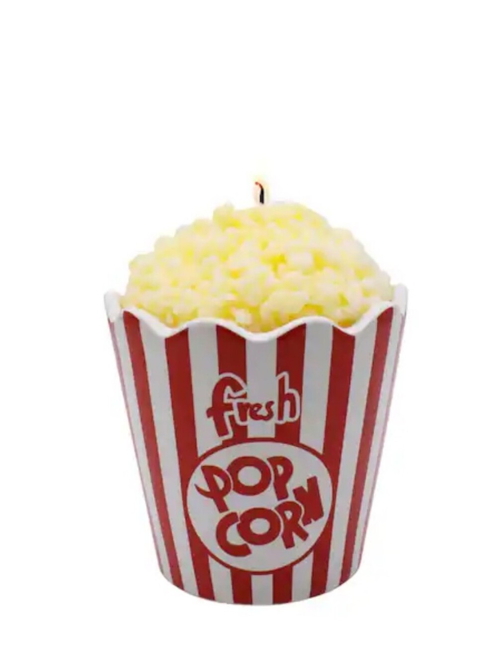 Movie Popcorn Bucket Novelty Wax Candle Scented